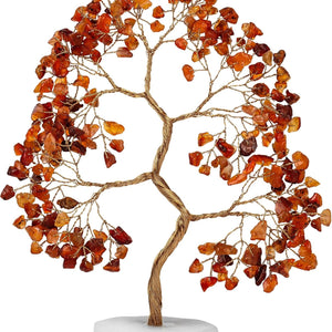 Carnelian Gemstone Tree - Boost Energy and Confidence
