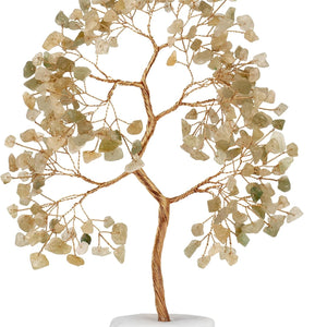 Green Aventurine Gemstone Tree Handcrafted Crystal Tree for Luck, Prosperity