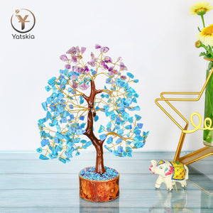 Turquoise and Amethyst Tree 10-12