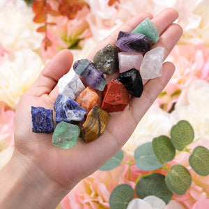 15 Healing Crystals and Stones Set - Raw Chakra Stones Collection
