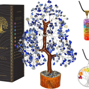 Lapis Lazuli Crystal Tree Happy Birthday Gifts for Women