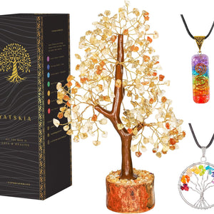 Citrine Crystal Tree - Birthday Gifts For Her - Crystals for Positivity