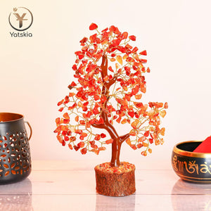 Carnelian Gemstone Tree - 10-12