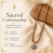 54-Bead Rudraksha Surya Dev Mala