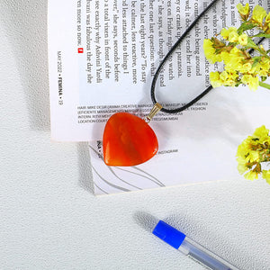 Carnelian Crystal Pendant For Women