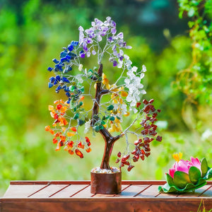 Seven Chakra Gemstone Tree 10-12