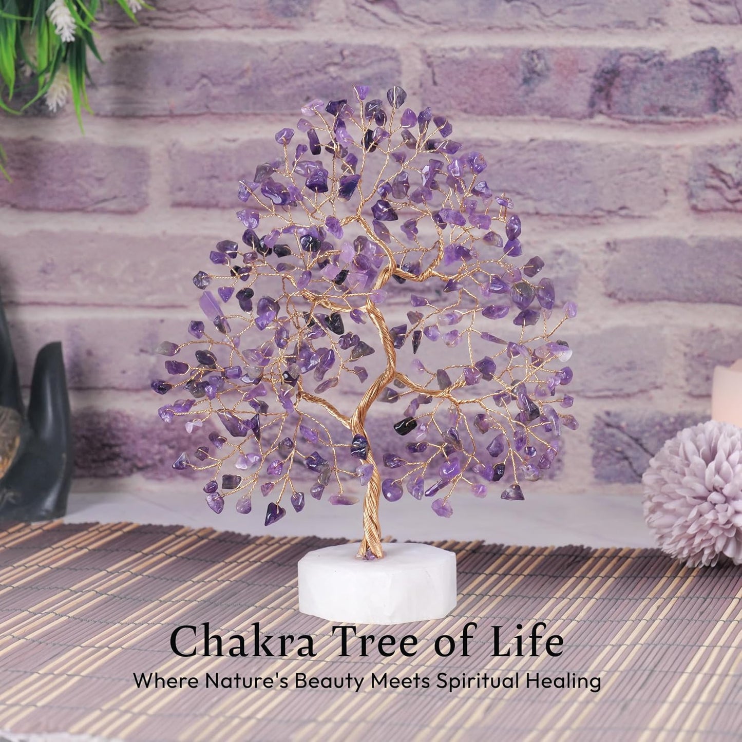 Amethyst Gemstone Tree Spiritual Growth, Healing, Clarity Crystal Tree