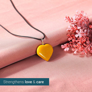 Yellow Aventurine Crystal Pendant For Women
