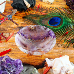 Amethyst Crystal Bowl for Healing