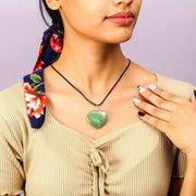 Green Jade Crystal Pendant For Women