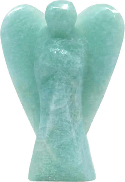 Amazonite Angel Figurine for Harmony, Communication, and Emotional Balance