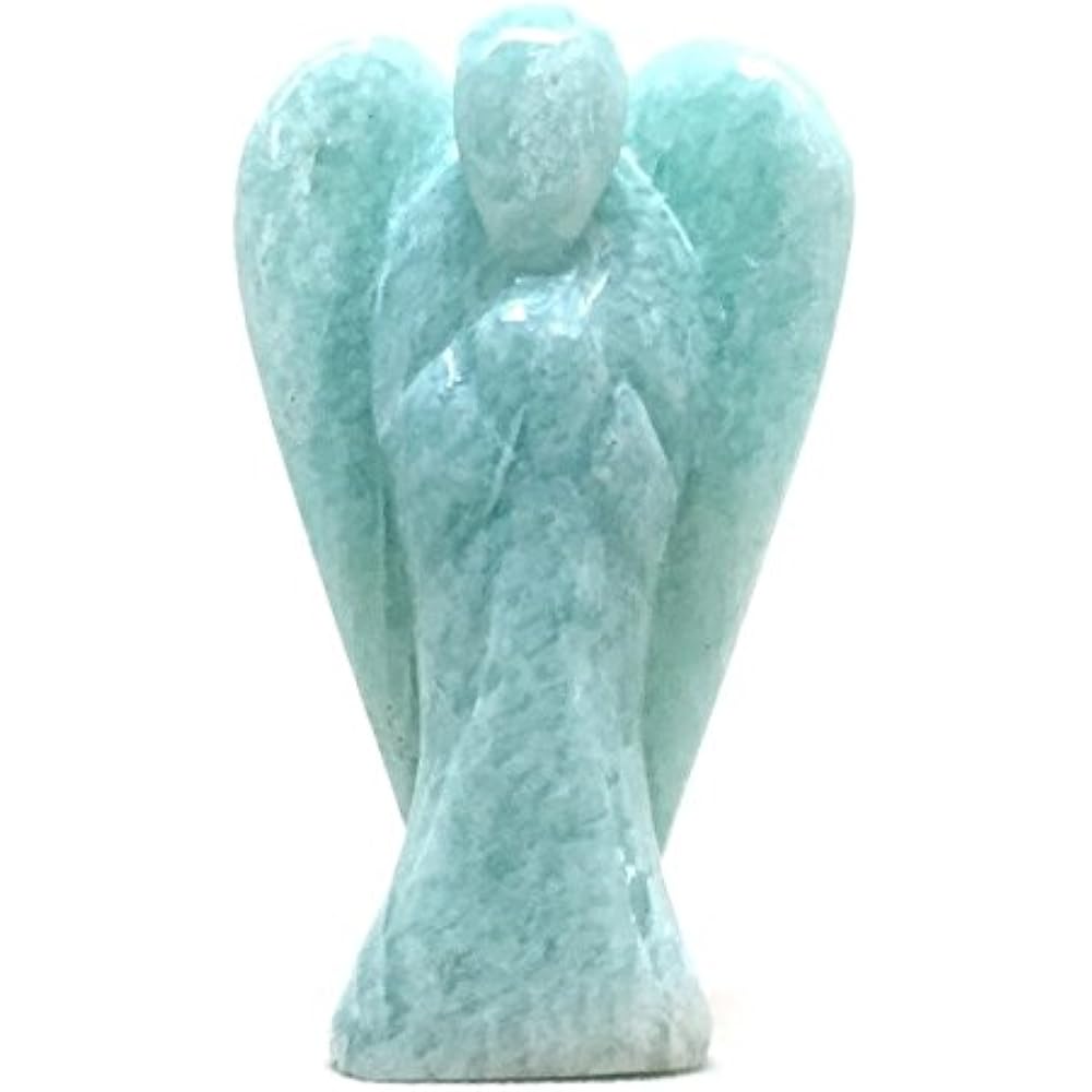 Amazonite Angel Figurine for Harmony, Communication, and Emotional Balance