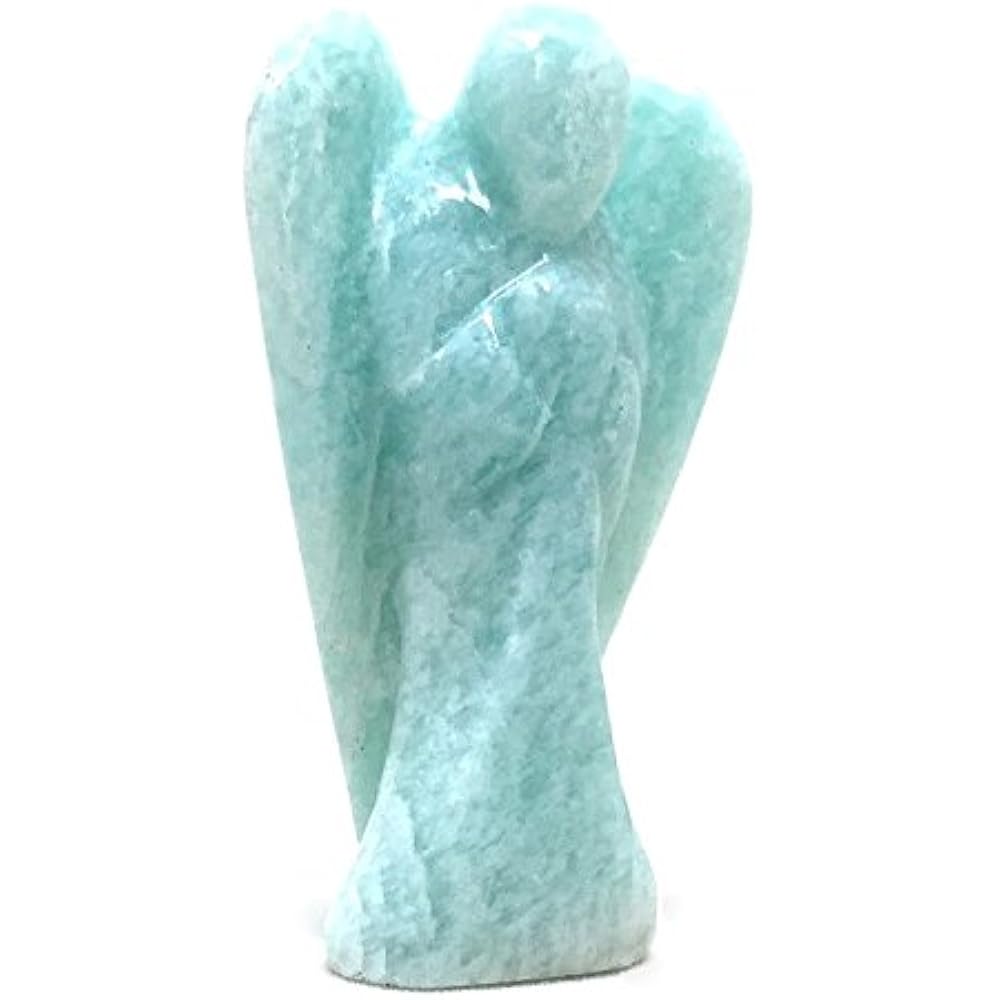 Amazonite Angel Figurine for Harmony, Communication, and Emotional Balance