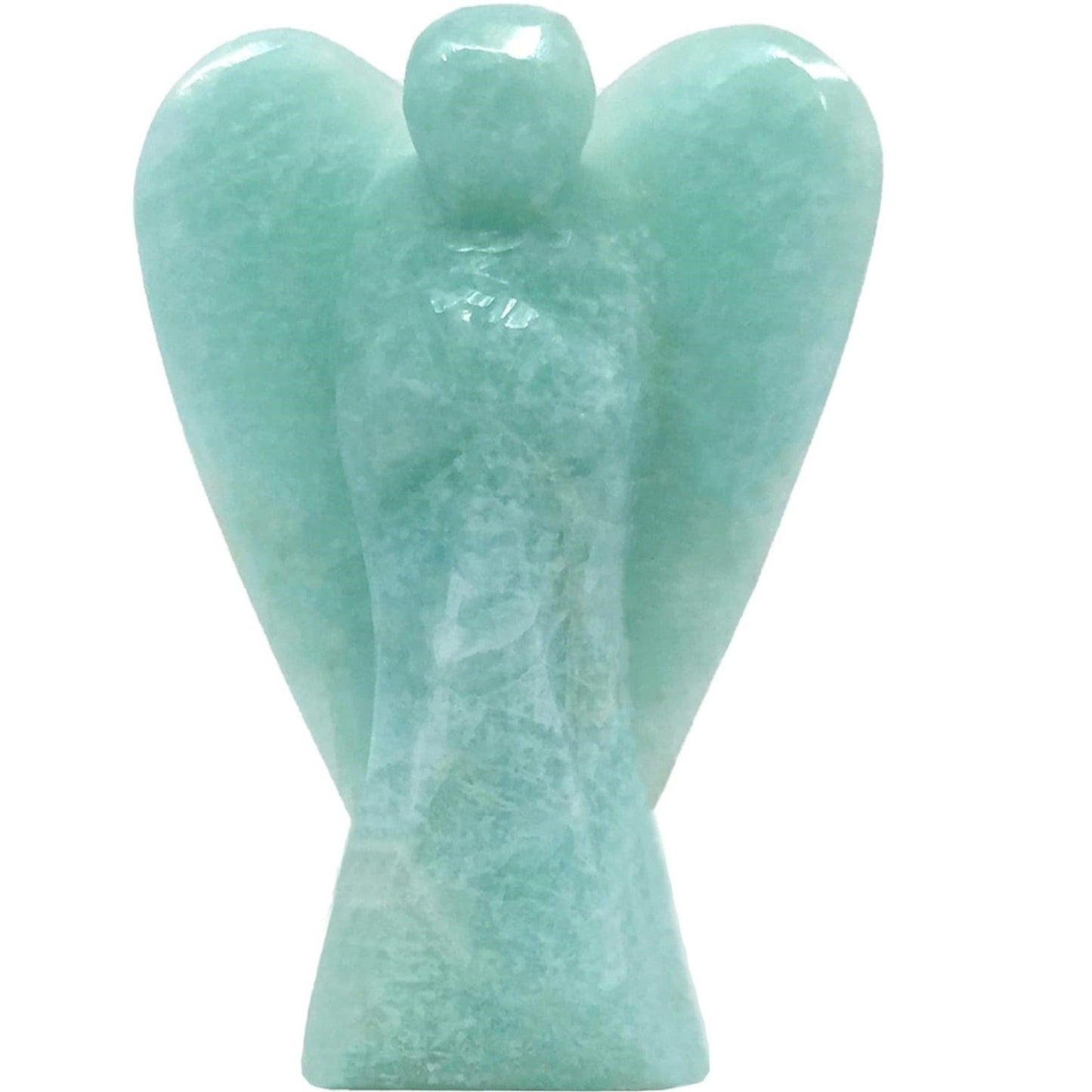 Amazonite Angel Figurine for Harmony, Communication, and Emotional Balance