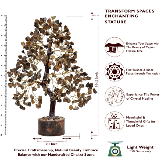 Tiger Eye Certified  Crystal Tree