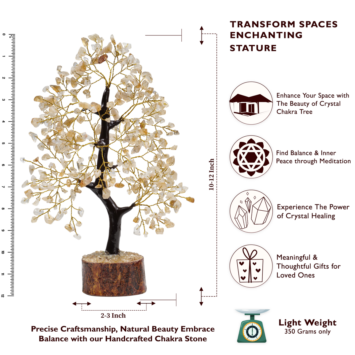 Citrine Crystal Tree For Prosperity & Abundance
