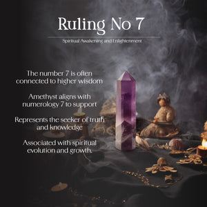 Amethyst Gemstone Wand Healing Crystals for Spiritual Growth