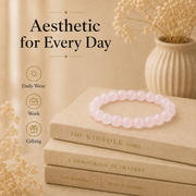 Rose Quartz Healing Crystal Bracelet For Love and Healing