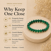Green Aventurine Certified Healing Crystal Stone Bracelet
