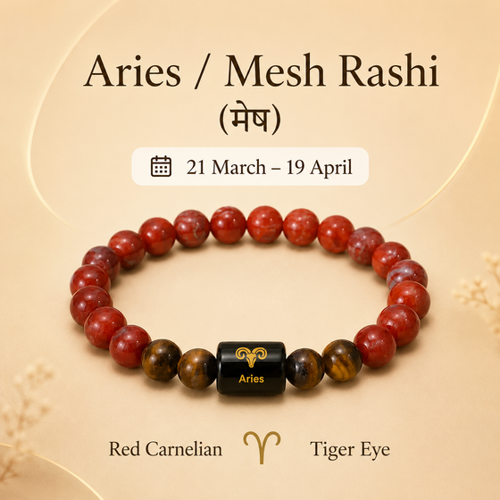 Amethyst Aries Zodiac Crystal Bracelet - Enhance Your Protection