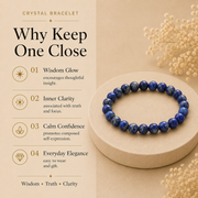 Lapis Lazuli Certified Healing Crystal Bracelet