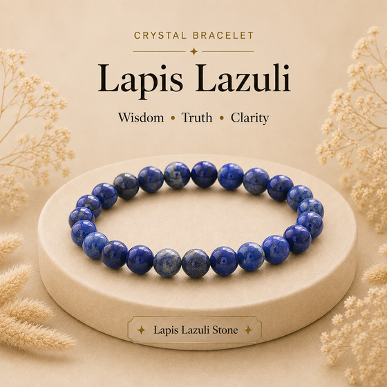 Lapis Lazuli Certified Healing Crystal Bracelet