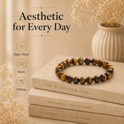Tiger Eye Healing Crystal Bracelet - Spiritual Protection and Clarity