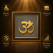 Om Pyrite Stone Wall Frame