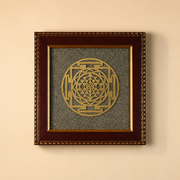 Shop Shri Yantra Pyrite Frame for Wealth, Prosperity & Positive Energy