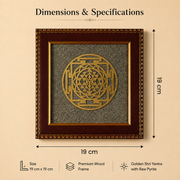 Shop Shri Yantra Pyrite Frame for Wealth, Prosperity & Positive Energy