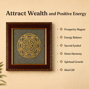 Shop Shri Yantra Pyrite Frame for Wealth, Prosperity & Positive Energy