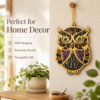 7 Chakra Owl Hanger