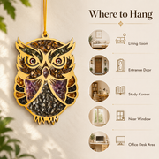 7 Chakra Owl Hanger
