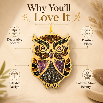 7 Chakra Owl Hanger