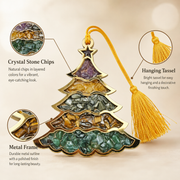 Crystal Stone Christmas Tree Hanging Ornament