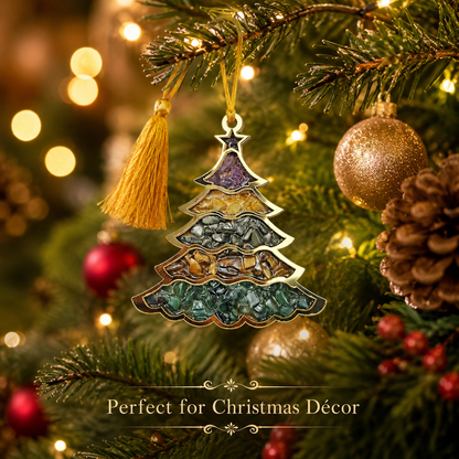 Crystal Stone Christmas Tree Hanging Ornament