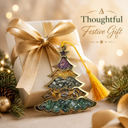 Crystal Stone Christmas Tree Hanging Ornament