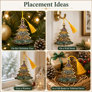 Crystal Stone Christmas Tree Hanging Ornament