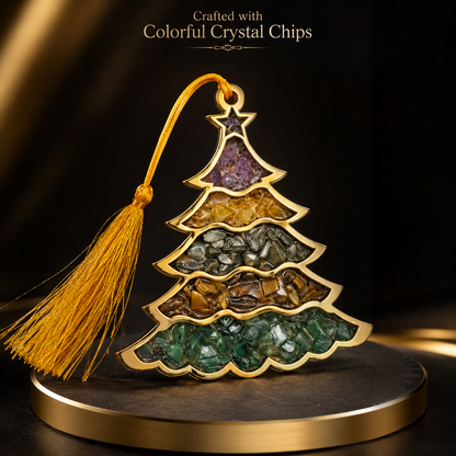 Crystal Stone Christmas Tree Hanging Ornament