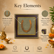 Ghode Ki Naal on Raw Pyrite Frame