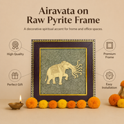 Airavata on Raw Pyrite Frame