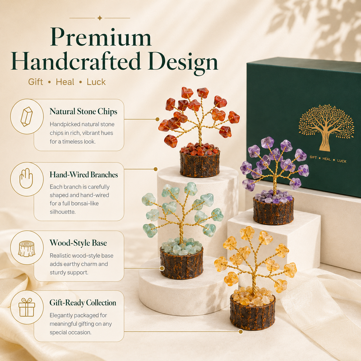 12 Crystal Tree Gift Set