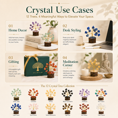 12 Crystal Tree Gift Set