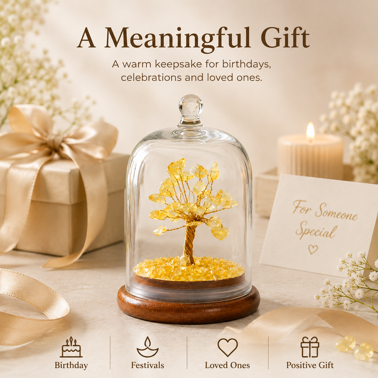 Citrine Wish Dome Tree
