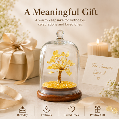Citrine Wish Dome Tree