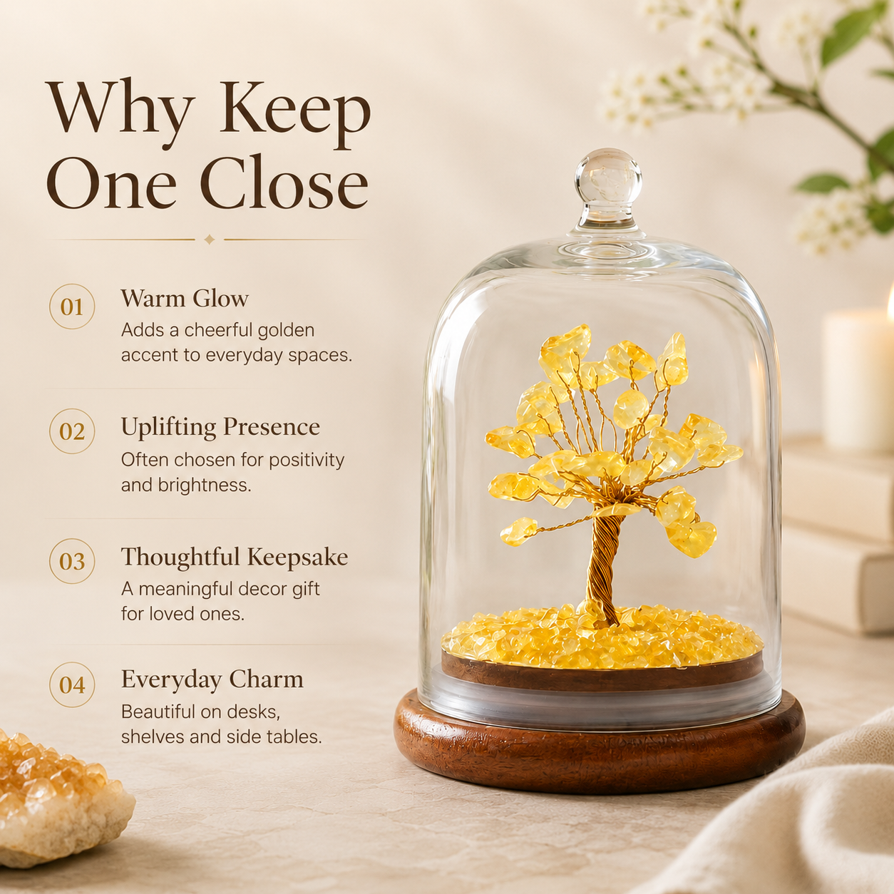 Citrine Wish Dome Tree