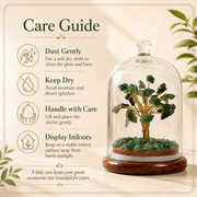 Green Aventurine Crystal With Dome Tree