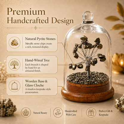Pyrite Crystal With Dome Tree