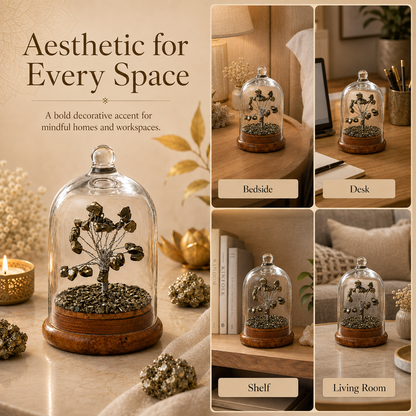 Pyrite Crystal With Dome Tree