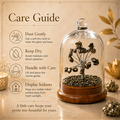 Pyrite Crystal With Dome Tree